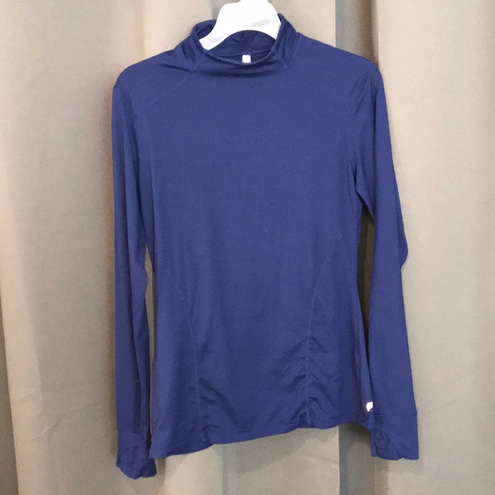 Fabletics Royal Blue Long Sleeve Athletic Top
